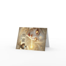 Doppelkarte für jährliche Feiertage