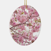 Doppelkirschblüten in Japan Keramik Ornament (Rechts)