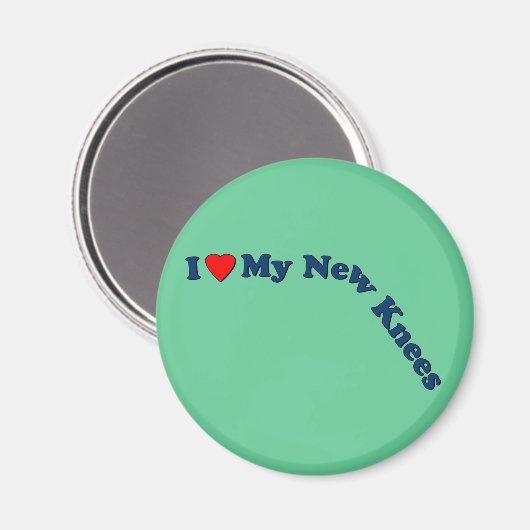 Doppelknie-Ersatzgeschenke | Get Well Magnet (Vorderseite/Rückseite)