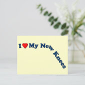 Doppelknie-Ersatzgeschenke | Get Well Postkarte (Stehend Vorderseite)