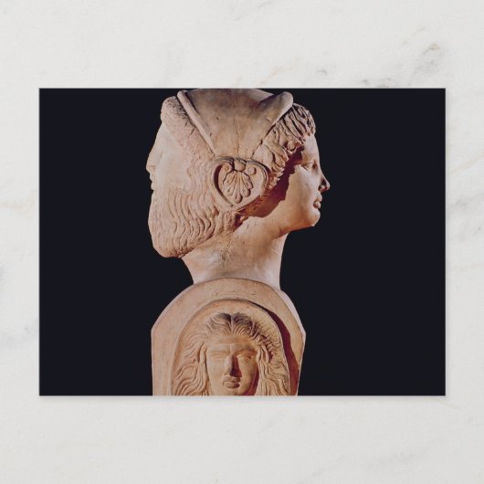 Doppelköpfe Postkarte (Vorderseite)