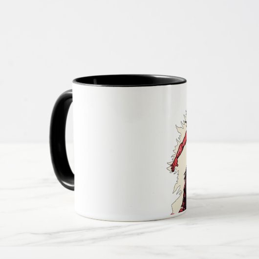 DoppelKrampus u. St.-Nick-Kaffee-Tasse Tasse (Vorderseite Links)