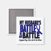 Doppelkrebs MY BATTLE ZU 1 Mann Magnet (Vorderseite/Rückseite)