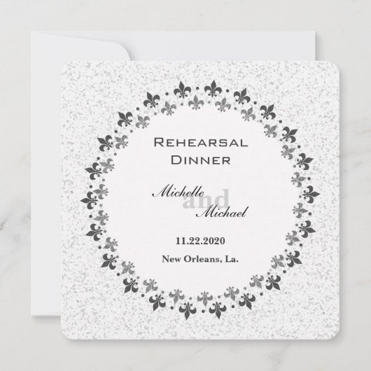 Doppelkreis der Lilie Einladung (Vorderseite)