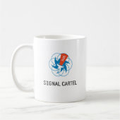 Doppellogo-Pfadfinder/Signal-Tasse Kaffeetasse (Links)