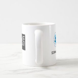 Doppellogo-Pfadfinder/Signal-Tasse Kaffeetasse