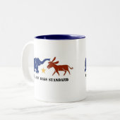 DOPPELLUFTSACK-STANDARDkaffee-TASSEN-REPUBLIKANER Zweifarbige Tasse (Vorderseite Links)