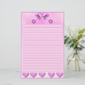 Doppelmädchen stationär briefpapier (Stehend Vorderseite)