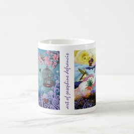 Doppelmalerei-Tasse durch Josephine DeFrancis Kaffeetasse