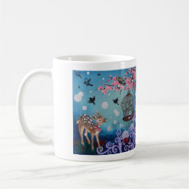 Doppelmalerei-Tasse durch Josephine DeFrancis Kaffeetasse