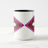 DoppelMandelbrot Herz-Tasse Tasse (Zentrum)