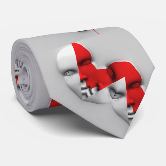 Doppelmaske Krawatte (Gerollt)