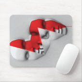 Doppelmaske Mousepad (Mit Mouse)