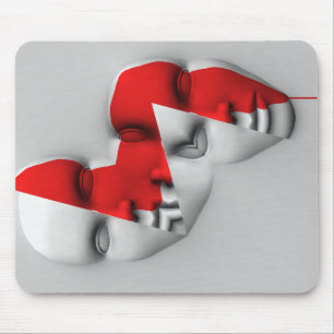 Doppelmaske Mousepad