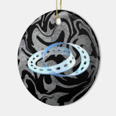 DoppelMobius Streifen Keramikornament (Links)