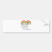 Doppelnarrhals Autoaufkleber (Vorne)