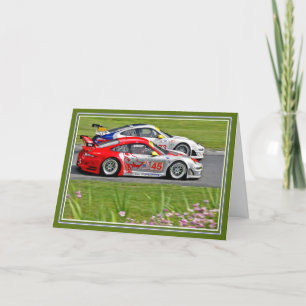 Doppelnehmen Sie Geburtstag Karte