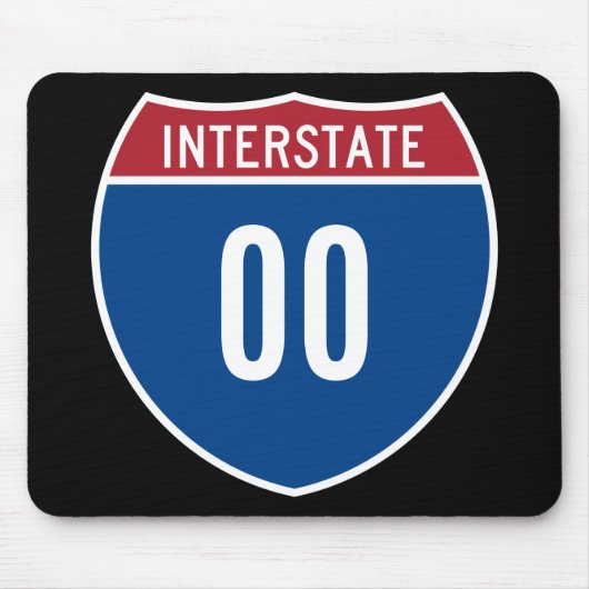 Doppelnull Bundesstraße Mousepad (Vorne)