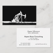 Doppelöl-Pumpanlagen Visitenkarte (Vorne/Hinten)