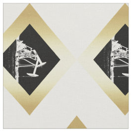 Doppelölquelle-Einheiten in Gold farbigen Stoff