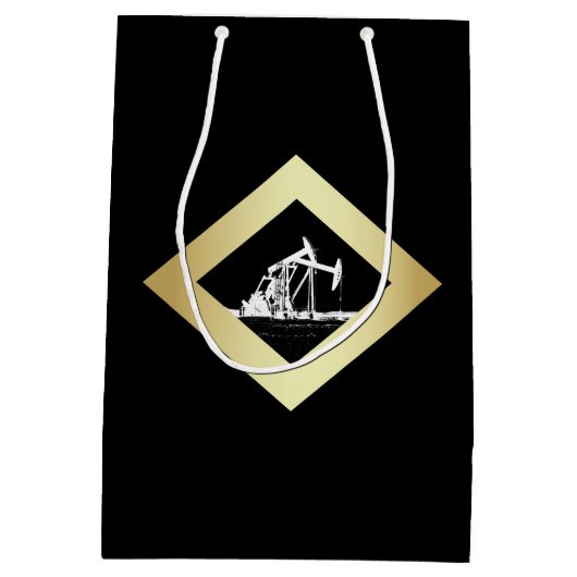 Doppelölquelle-Pumpanlagen Mittlere Geschenktüte (Rückseite)