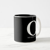 Doppelpersönlichkeitskaffee-Tasse Zweifarbige Tasse (VorderseiteRechts)