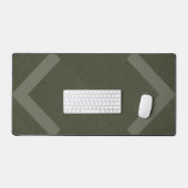 Doppelpfeile Moosgrüne Schreibtischmatte - individ (Tastatur & Maus)