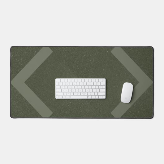 Doppelpfeile Moosgrüne Schreibtischmatte - individ (Tastatur & Maus)