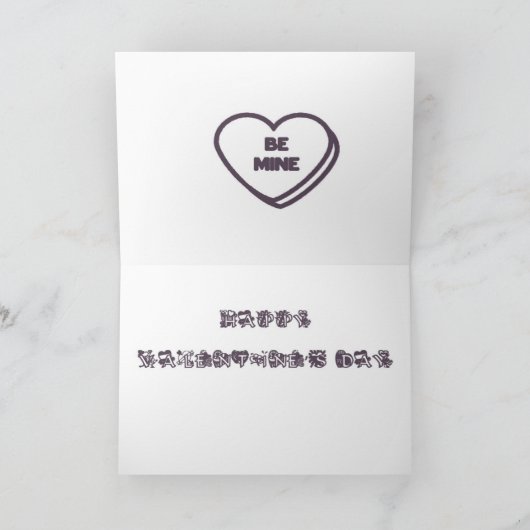 DOPPELpferdeValentinsgruß Feiertagskarte (Innenseite)