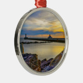 Doppelpier-Morgen Ornament Aus Metall (Rechts)