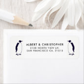 Doppelpinguine Funny Reference | RÜCKSENDEADRESSE (Insitu)