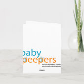 DoppelPop-Geburts-Mitteilung Ankündigung (Rückseite)