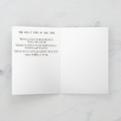 Doppelportrait des Eichenkönigs und des Holly King Karte (Innenseite)