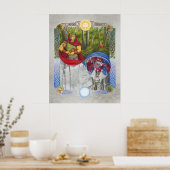 Doppelportrait des Eichenkönigs und des Holly King Poster (Küche)