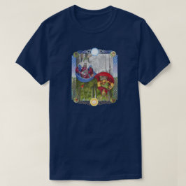 Doppelportrait des Eichenkönigs und des Holly King T-Shirt