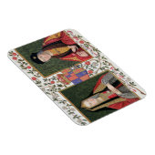 Doppelporträt von Elisabeth von York (1465-1503) a Magnet (Rechte Seite)