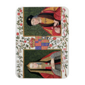 Doppelporträt von Elisabeth von York (1465-1503) a Magnet (Vertikal)