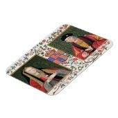 Doppelporträt von Elisabeth von York (1465-1503) a Magnet (Linke Seite)