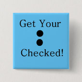 Doppelpunkt-Karo Button (Vorderseite)