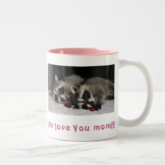 DoppelRaccoons - Tasse (Rechts)