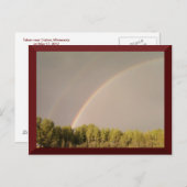 Doppelragenbogen Postkarte (Vorne/Hinten)