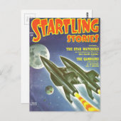 Doppelrakete Postkarte (Vorne/Hinten)