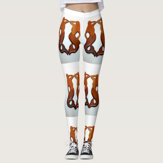 Doppelredheadmeerjungfrau Leggings (Vorderseite)