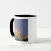 Doppelregenbogen über einer Felsformation in der N Tasse (Vorderseite Links)