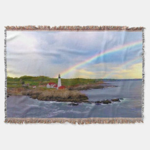 Doppelregenbogen und Leuchtturm Decke