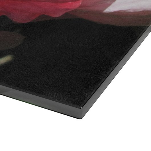 Doppelrosa Hibiskus Cutting Board Schneidebrett (Ecke)