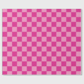 Doppelrosa Hot Magenta Prüfmuster Geschenkpapier (Flach)