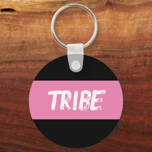 Doppelrosa Schlüsselanhänger (Vorderseite)