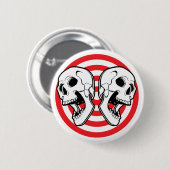 DoppelSchädelziel Button (Vorne & Hinten)