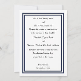 Doppelschiff - Einladung zur Hochzeit